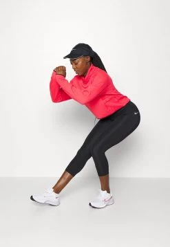 Nike Performance Damen FAST CROP - Tights - Black/silver -Angebote Nike Store d15e236022034512b96bceb3429104a2