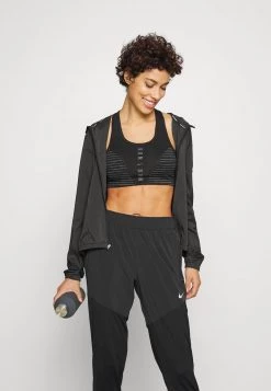 Nike Performance BRA - Sport-BH Mit Mittlerer Stützkraft - Black/dark Smoke Grey | Damen -Angebote Nike Store d16468a9109849349e1f018012a6ac8d