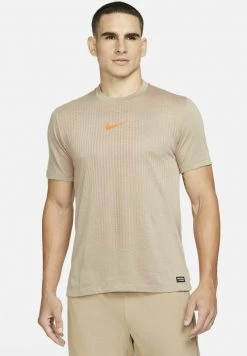 Nike Performance Herren DFADV - T-Shirt Print - Khaki/total Orange