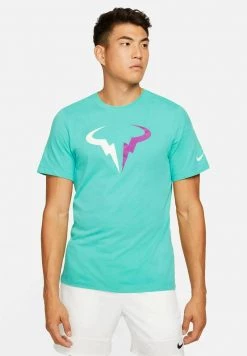 Nike Performance Herren RAFA TENNIS - T-Shirt Print - Aqua