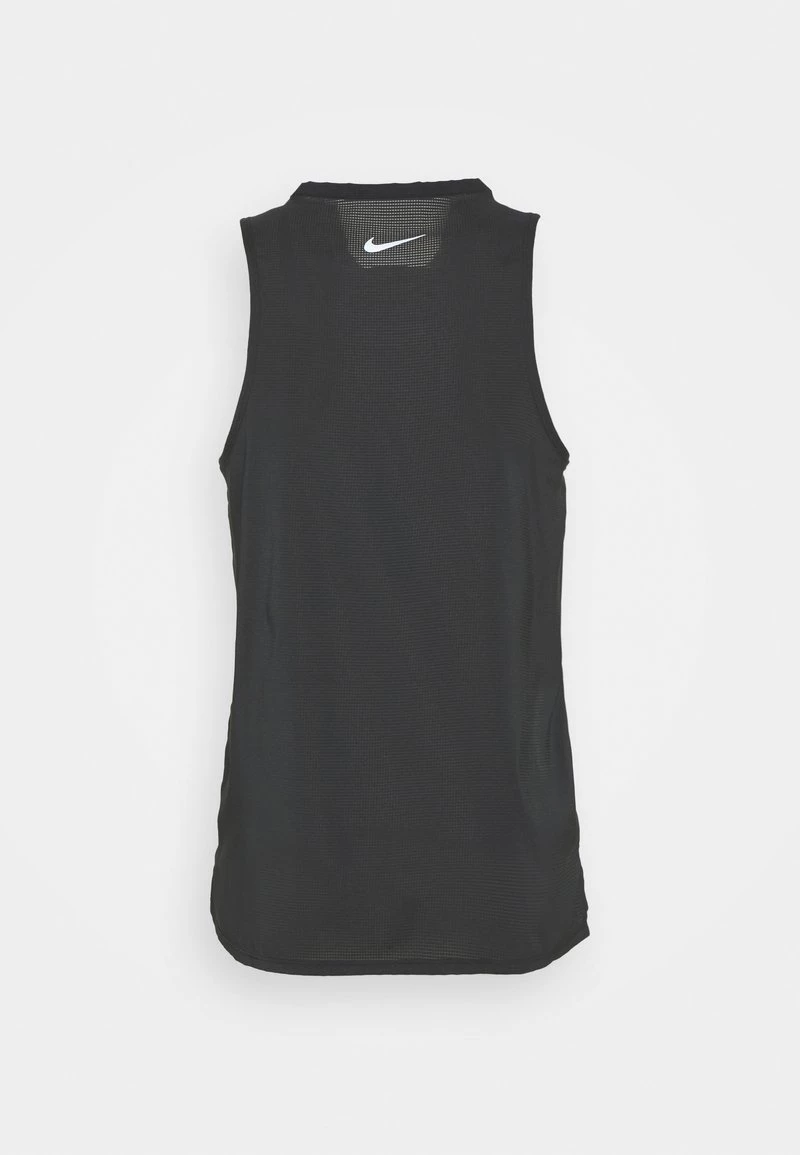 Nike Performance Herren RUN RISE TANK - Top - Black/silver 2 Nike Performance Herren RUN RISE TANK - Top - Black/silver – Bild 2