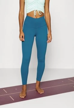 Nike Performance Damen YOGA - Tights - Marina/iron Grey