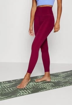 Nike Performance Damen THE YOGA - Tights - Dark Beetroot/night Maroon