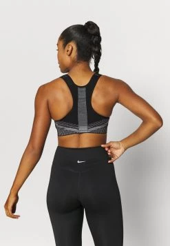 Nike Performance FLYKNIT BRA - Sport-BH Mit Starker Stützkraft - Black/white | Damen -Angebote Nike Store d2e3f6ac5d6c465f885ae32b7e8856d9