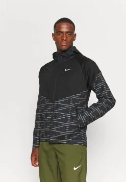 Nike Performance Herren MILER - Laufjacke - Black