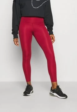 Nike Performance Damen EPIC FAST - Tights - Pomegranate/dark Beetroot/reflective Silver