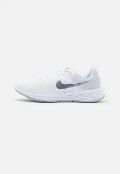 Nike Performance Damen REVOLUTION 6 - Laufschuh Neutral - White/metallic Silver/pure Platinum