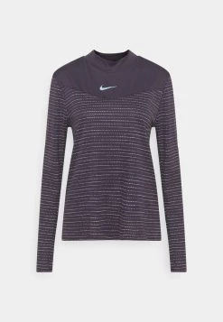 Nike Performance Damen RUN - Langarmshirt - Cave Purple/atomic Orange -Angebote Nike Store d4e8fcd6af5540f98b63a545dfbc1c64