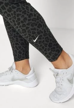 Nike Performance Damen ONE PLUS - Tights - Dark Smoke Grey/white -Angebote Nike Store d5c19d612775455abef68ee082a3978c