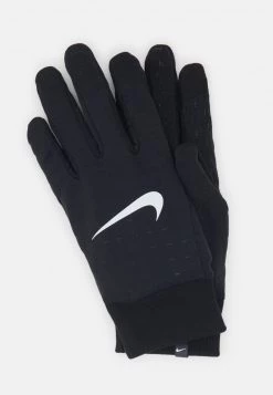 Nike Performance MENS SPHERE RUNNING GLOVES - Fingerhandschuh - Black/black/silver | Herren