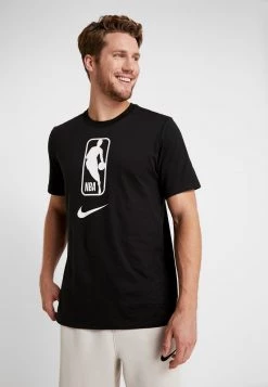 Nike Performance Herren NBA DRY TEE - T-Shirt Print - Black/white