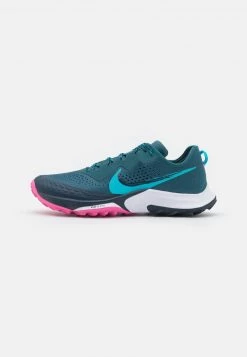 Nike Performance Damen AIR ZOOM TERRA KIGER 7 - Laufschuh Trail - Dark Teal Green/turquoise Blue/armory Navy/pink Glow/white