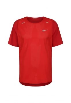 Nike Performance Herren T-Shirt Print - University Red / Reflective Silver