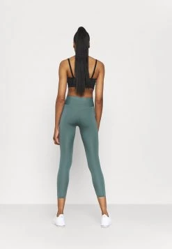Nike Performance Damen ONE LUXE CROP - Tights - Hasta/white -Angebote Nike Store d805abdbdc5c420899188d9ae2c8d795