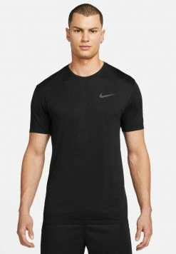 Nike Performance Herren Sport T-shirt - Black Dark Smoke Grey Dark Grey