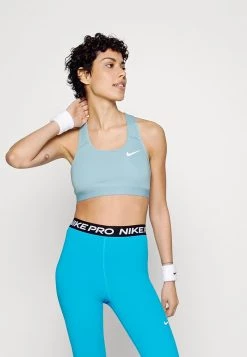 Nike Performance Damen BRA - Sport-BH Mit Mittlerer Stützkraft - Worn Blue/white -Angebote Nike Store d863488d1bdd4be68a173f05b474fb5a