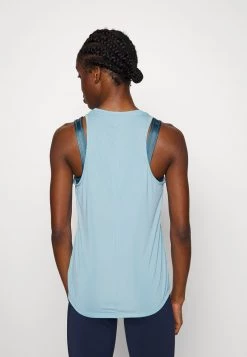 Nike Performance ONE TANK - Top - Worn Blue/white | Damen -Angebote Nike Store d8a4b0dfa54a4c81a422f386883ec3ec