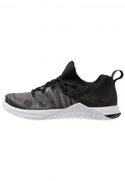 Nike Performance Damen METCON FLYKNIT 3 - Trainingsschuh - Black/matte Silver/white