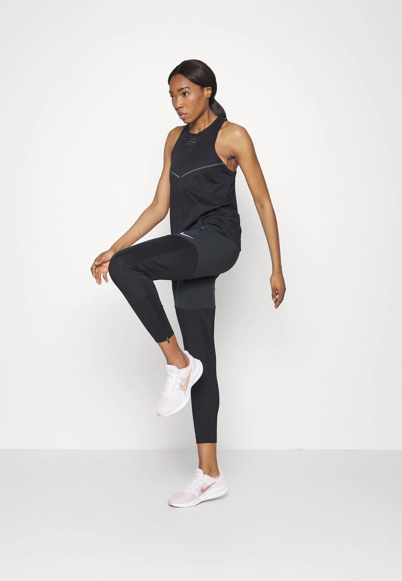 Nike Performance Damen RUN TANK - Top - Black 2 Nike Performance Damen RUN TANK - Top - Black – Bild 2