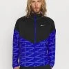 Nike Performance Herren MILER - Laufjacke - Black/hyper Royal