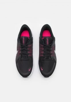 Nike Performance QUEST 4 - Laufschuh Neutral - Black/white/hyper Pink/dark Smoke Grey | Damen -Angebote Nike Store da13aebf3736436899f217c93b9d9c90