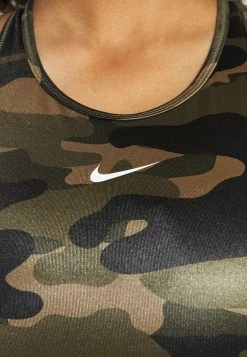 Nike Performance Damen CAMO BRA - Sport-BH Mit Mittlerer Stützkraft - Medium Olive/black/white -Angebote Nike Store da31fd9bf123445da9755fa523fe0bc5