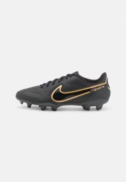 Nike Performance Unisex TIEMPO LEGEND 9 ACADEMY FG/MG - Fußballschuh Nocken - Black/anthracite/metallic Gold