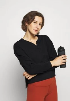 Nike Performance Damen LUXE MIX - Strickpullover - Black/dark Smoke Grey -Angebote Nike Store da6447e220c74dab808888728d8fdf8d