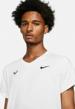 Nike Performance Herren RAFA CHALLENGER TENNIS MET KORTE MOUWEN - Sport T-shirt - White/black -Angebote Nike Store da81b6d17fdd48d5bb5f1a4c64fc9e65