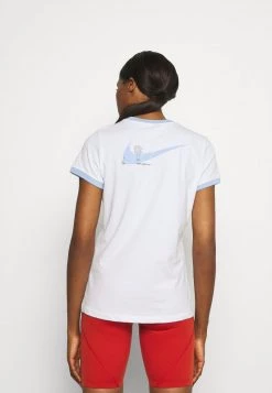 Nike Performance RINGER TEE NYC - T-Shirt Print - White/aluminum | Damen -Angebote Nike Store dae83f5b92a74a088aceefc619208765