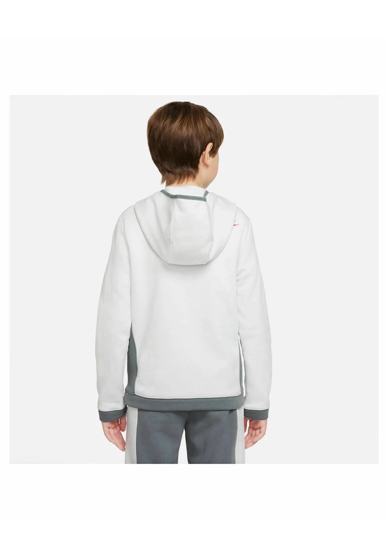 Nike Performance Kinder Kapuzenpullover - Hellgrau 2 Nike Performance Kinder Kapuzenpullover - Hellgrau – Bild 2