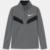 Nike Performance Kinder POLY - Langarmshirt - Smoke Grey/black