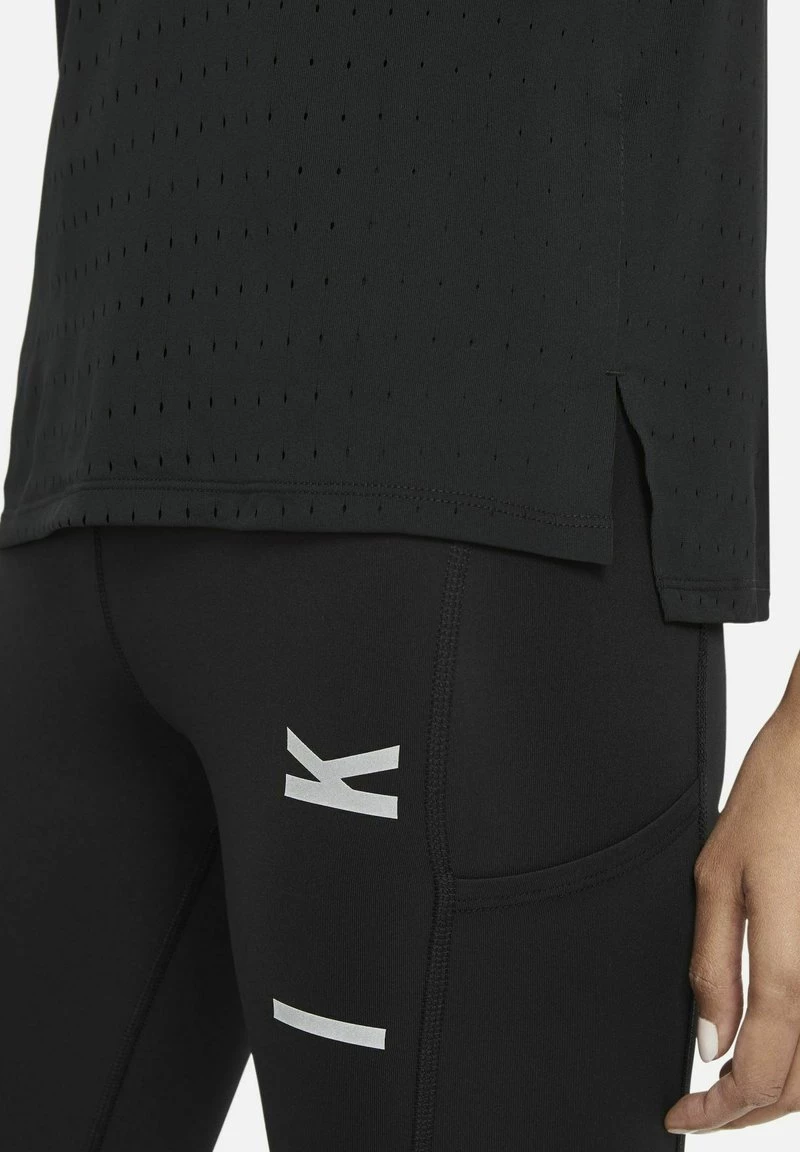 Nike Performance Damen AEROSWIFT - Top - Black/white 5 Nike Performance Damen AEROSWIFT - Top - Black/white – Bild 5