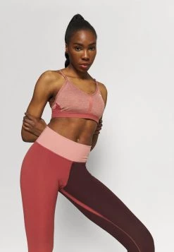 Nike Performance Damen INDY V NECK BRA - Sport-BH Mit Leichter Stützkraft - Canyon Rust/pure/white -Angebote Nike Store dca694d808c548d2a316cfbc2cbe1072