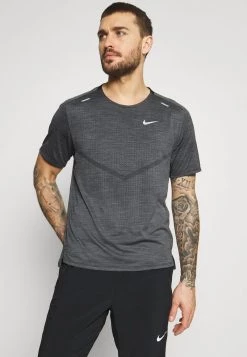 Nike Performance Herren TECHKNIT ULTRA - T-Shirt Print - Black/white/silver