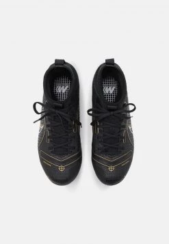 Nike Performance MERCURIAL JR 8 ACADEMY FG/MG UNISEX - Fußballschuh Nocken - Black/metallic Gold/metallic Silver -Angebote Nike Store dd4b63dae0bb4ba8af3a0c130fc5037b