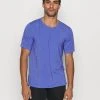 Nike Performance Herren M NK DRY TOP - T-Shirt Basic - Lapis/aluminum/black