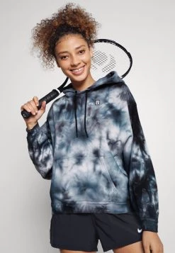 Nike Performance Damen HERITAGE HOODIE DYE - Kapuzenpullover - White/black -Angebote Nike Store dde9aa7e69f642a4ae4c4e463a32422e