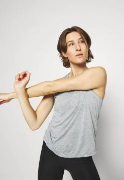 Nike Performance Damen ONE TANK - Top - Particle Grey Heather/black -Angebote Nike Store de640e81891c4749a026c2d7e145e5bf