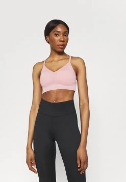 Nike Performance Damen INDY SEAMLESS BRA - Sport-BH Mit Leichter Stützkraft - Pink Glaze/white