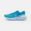 Nike Performance Herren ZOOMX INVINCIBLE RUN - Laufschuh Neutral - Blue Orbit/white/lime Glow/football Grey