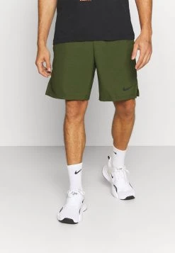 Nike Performance FLEX VENT MAX SHORT - Kurze Sporthose - Rough Green/black | Herren