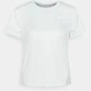 Nike Performance Damen MILER - T-Shirt Print - Barely Green/reflective Silver