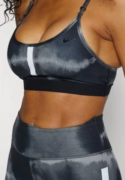 Nike Performance INDY DYE - Sport-BH Mit Leichter Stützkraft - Black/white | Damen -Angebote Nike Store e01cae87add8431abade81ae33cf3e8c