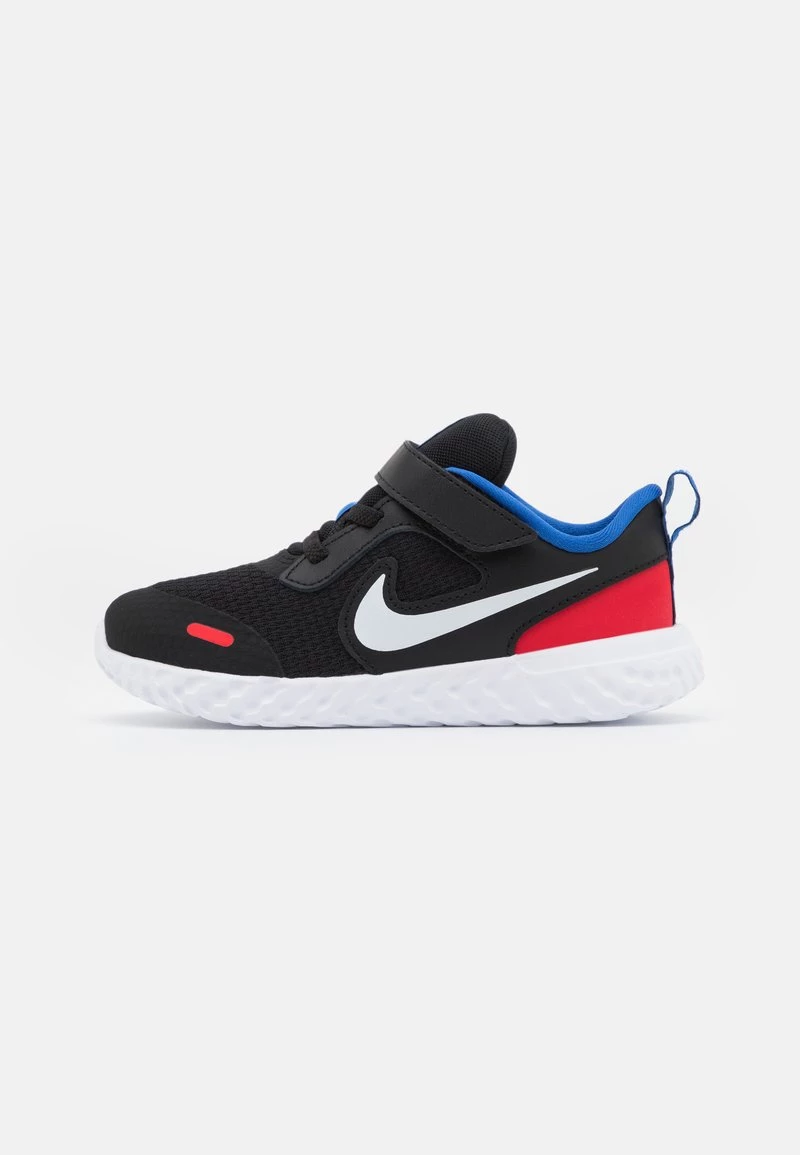 Nike Performance REVOLUTION 5 UNISEX - Laufschuh Neutral - Black/white/universe Red/game Royal 1 Nike Performance REVOLUTION 5 UNISEX - Laufschuh Neutral - Black/white/universe Red/game Royal
