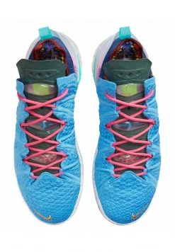 Nike Performance Herren LEBRON XVIII - Sneaker Low - Blau/ Gold -Angebote Nike Store e03bd45565ee4ffc8bf0aa1f0f67815a