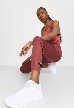 Nike Performance Damen RUN - Tights - Canyon Rust/silver -Angebote Nike Store e059283051c144fdad08852b58f145e2