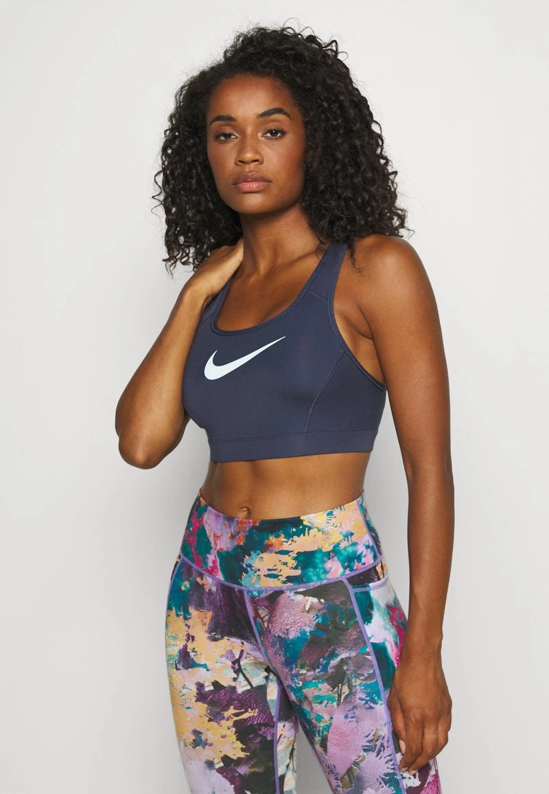 Nike Performance Damen FEMME BRA - Sport-BH Mit Mittlerer Stützkraft - Thunder Blue/copa 4 Nike Performance Damen FEMME BRA - Sport-BH Mit Mittlerer Stützkraft - Thunder Blue/copa – Bild 4