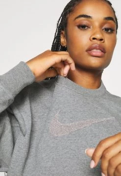 Nike Performance Damen DRY GET FIT CREW - Sweatshirt - Carbon Heather/smoke Grey -Angebote Nike Store e0b15e4c6a74476bb7ee6ab4395c66b8