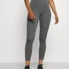Nike Performance Damen ONE - Tights - Iron Grey/white